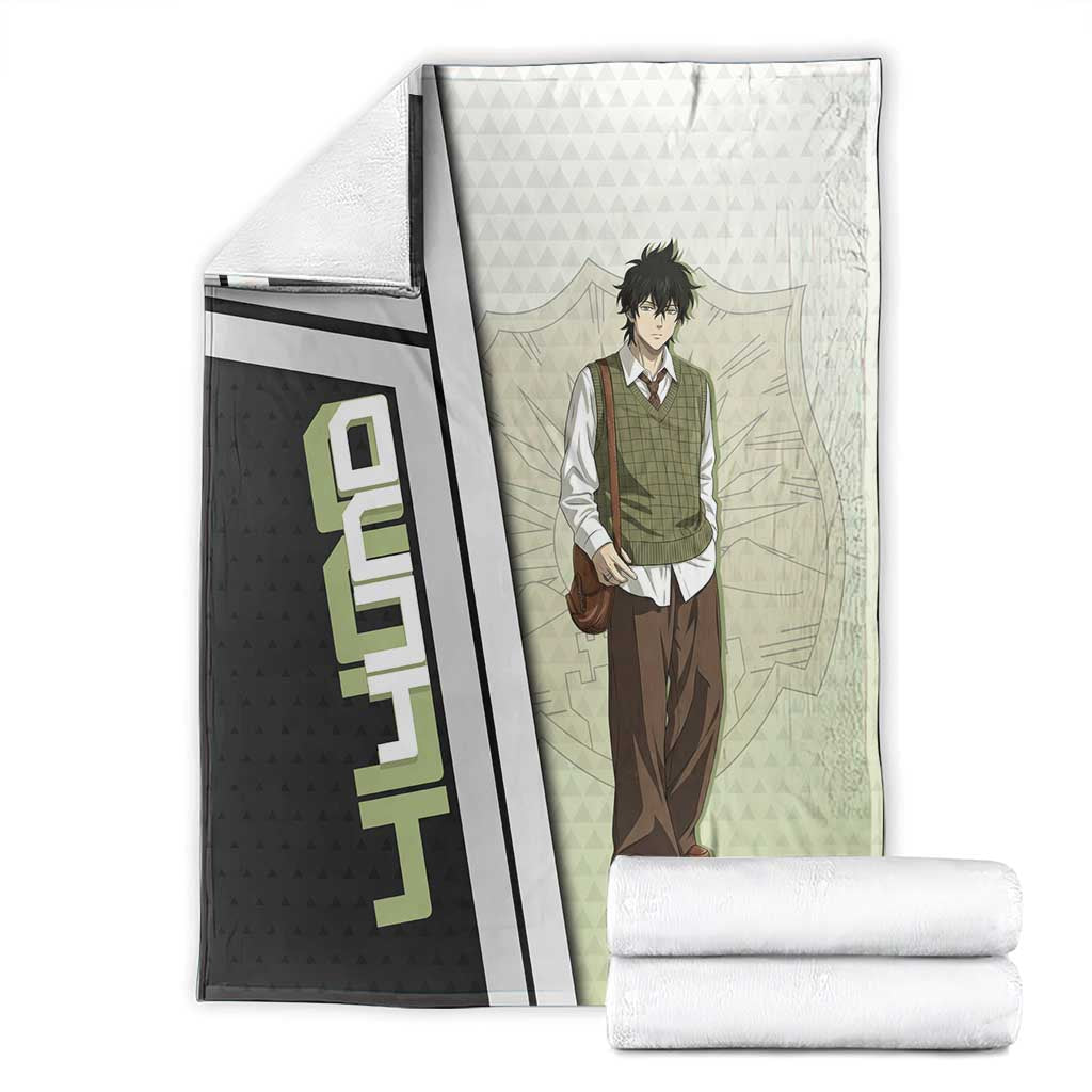 Black Clover Yuno Blanket Vintage Scholar Anime Style