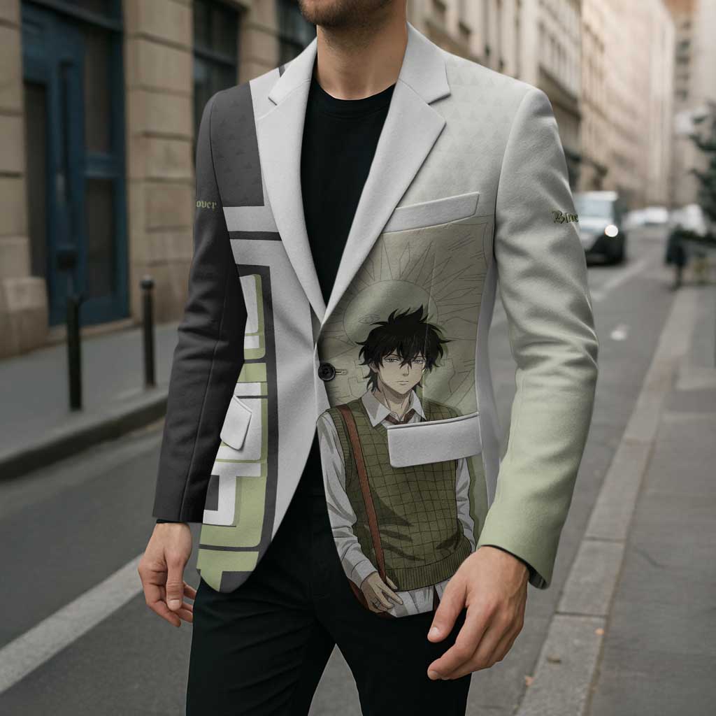 Black Clover Yuno Blazer Vintage Scholar Anime Style