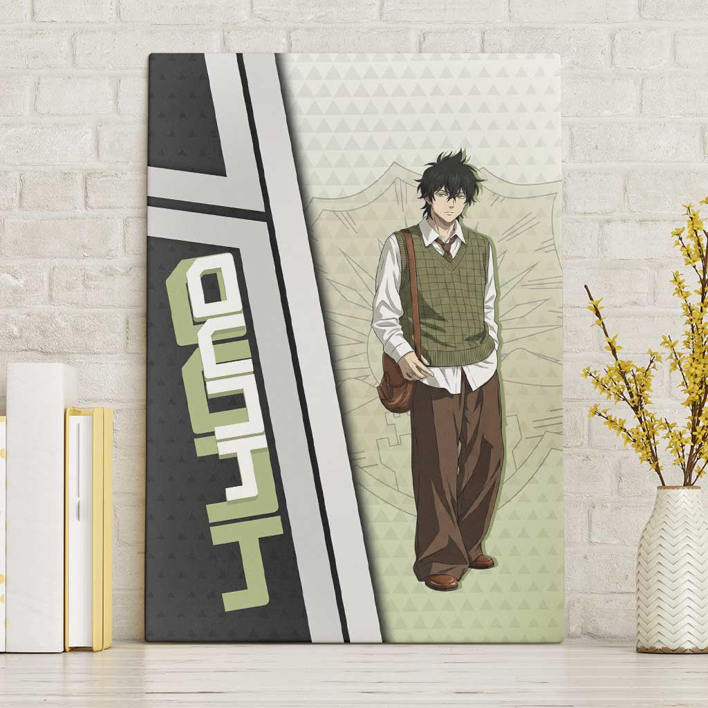 Black Clover Yuno Canvas Wall Art Vintage Scholar Anime Style