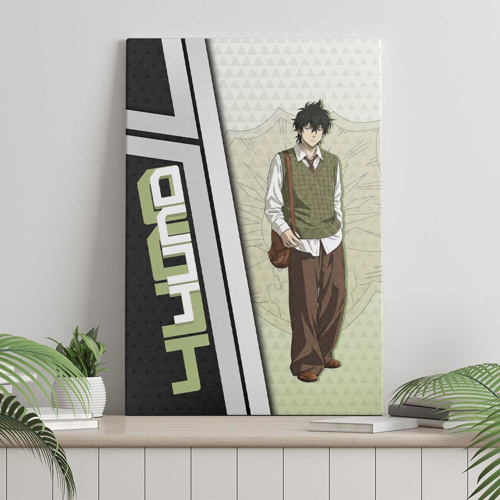 Black Clover Yuno Canvas Wall Art Vintage Scholar Anime Style