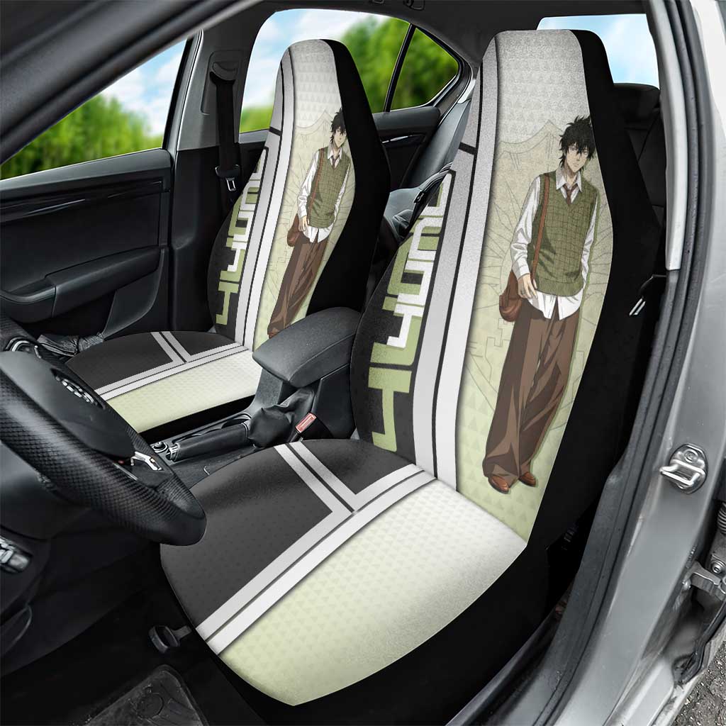 Black Clover Yuno Car Seat Cover Vintage Scholar Anime Style