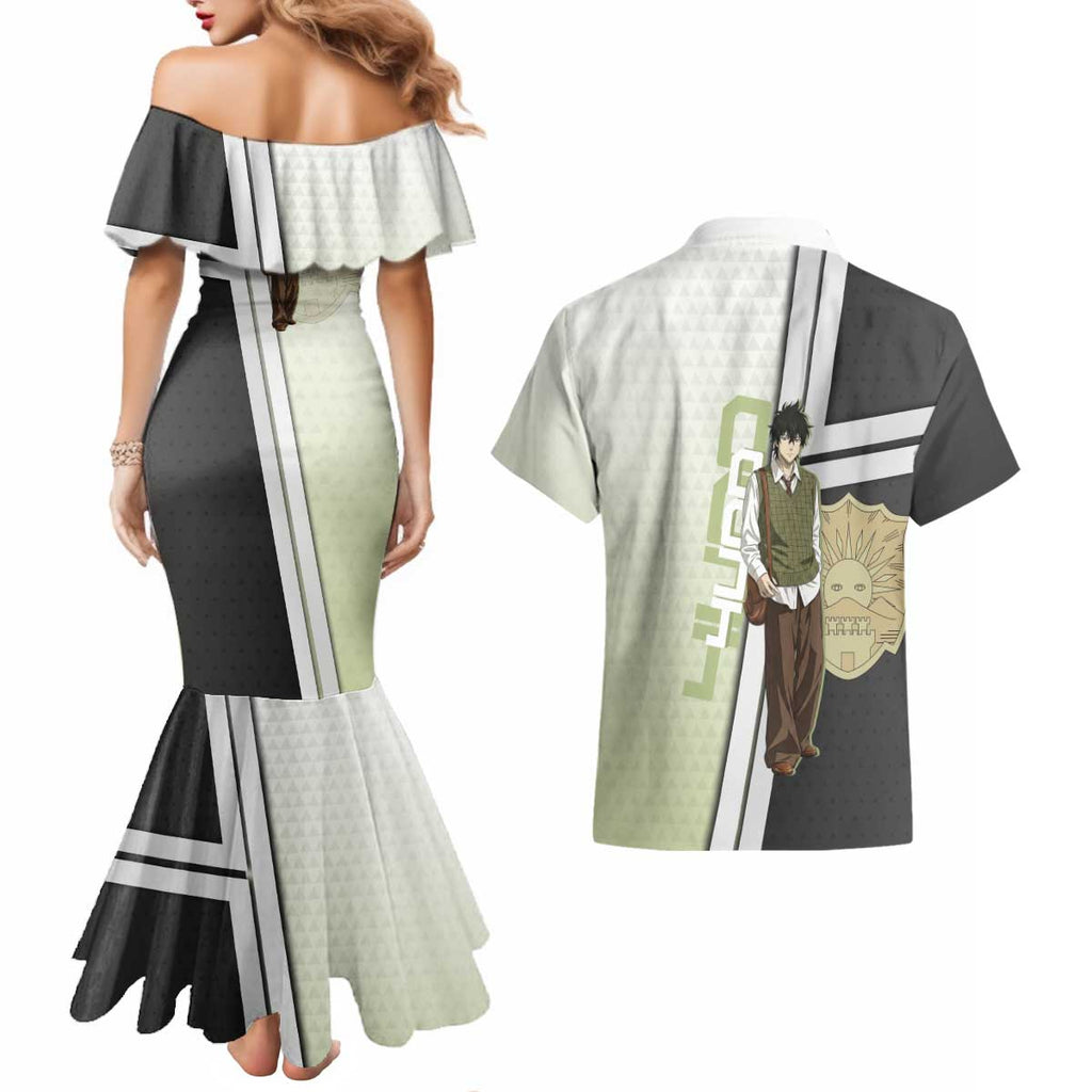 Black Clover Yuno Couples Matching Mermaid Dress and Hawaiian Shirt Vintage Scholar Anime Style