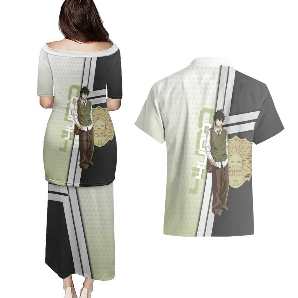 Black Clover Yuno Couples Matching Puletasi and Hawaiian Shirt Vintage Scholar Anime Style