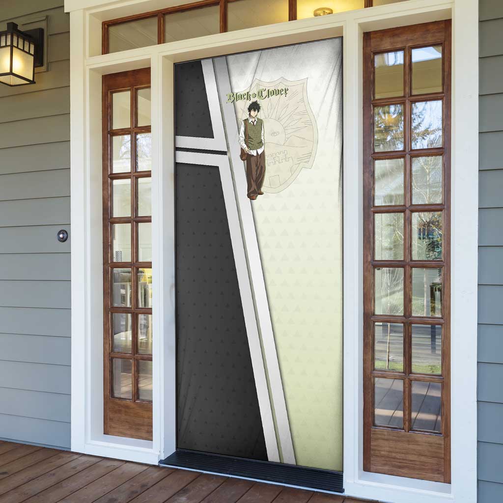 Black Clover Yuno Door Cover Vintage Scholar Anime Style