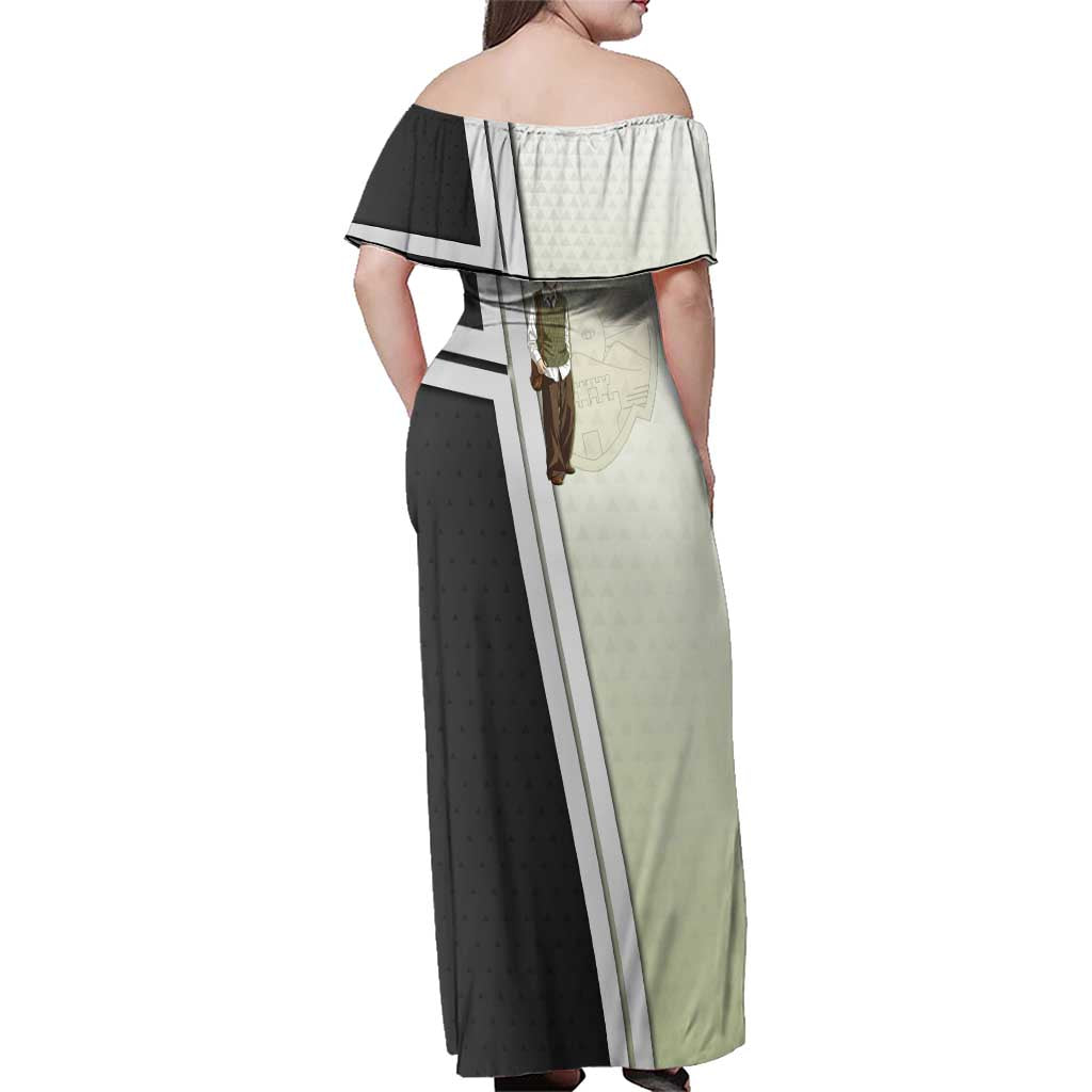 Black Clover Yuno Family Matching Off Shoulder Maxi Dress and Hawaiian Shirt Vintage Scholar Anime Style