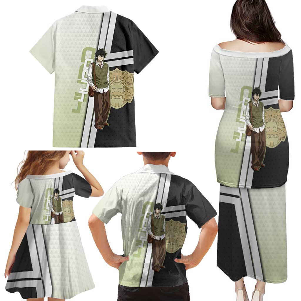 Black Clover Yuno Family Matching Puletasi and Hawaiian Shirt Vintage Scholar Anime Style