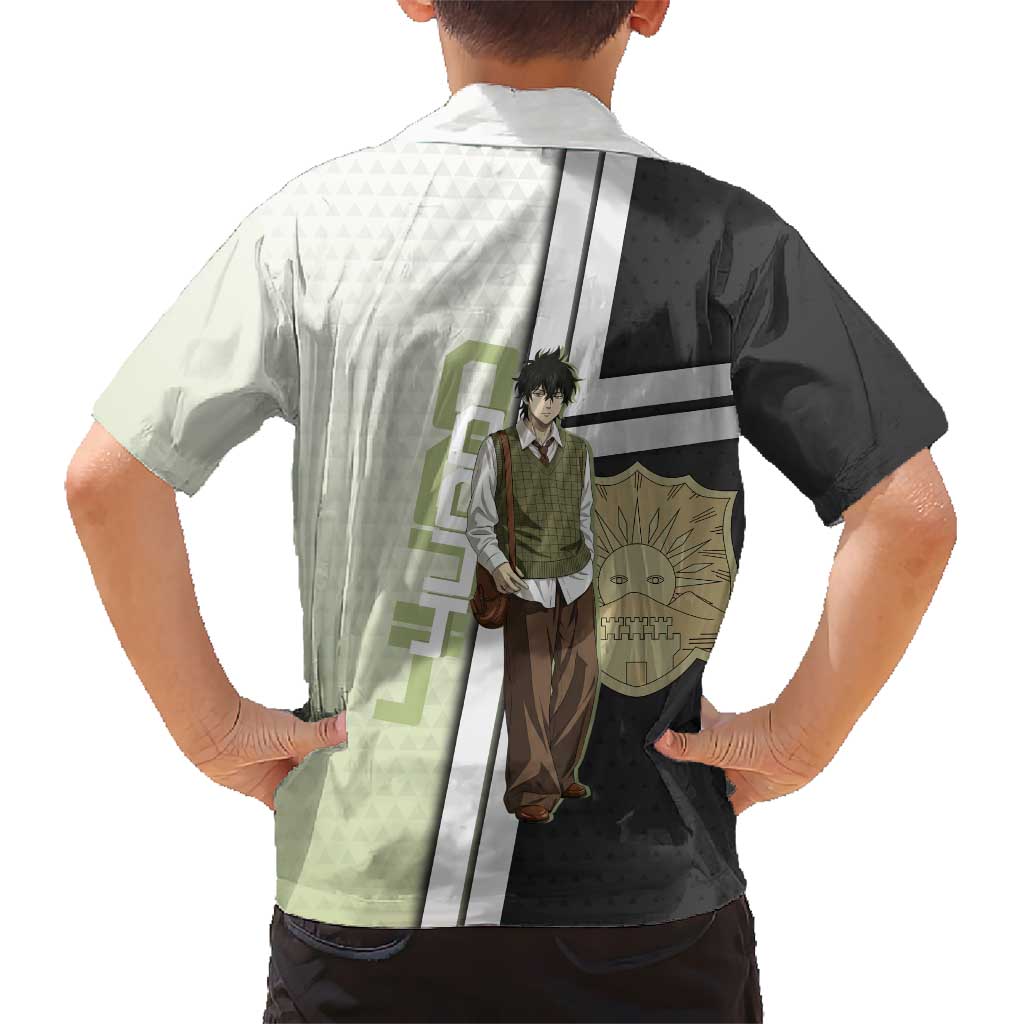 Black Clover Yuno Family Matching Tank Maxi Dress and Hawaiian Shirt Vintage Scholar Anime Style
