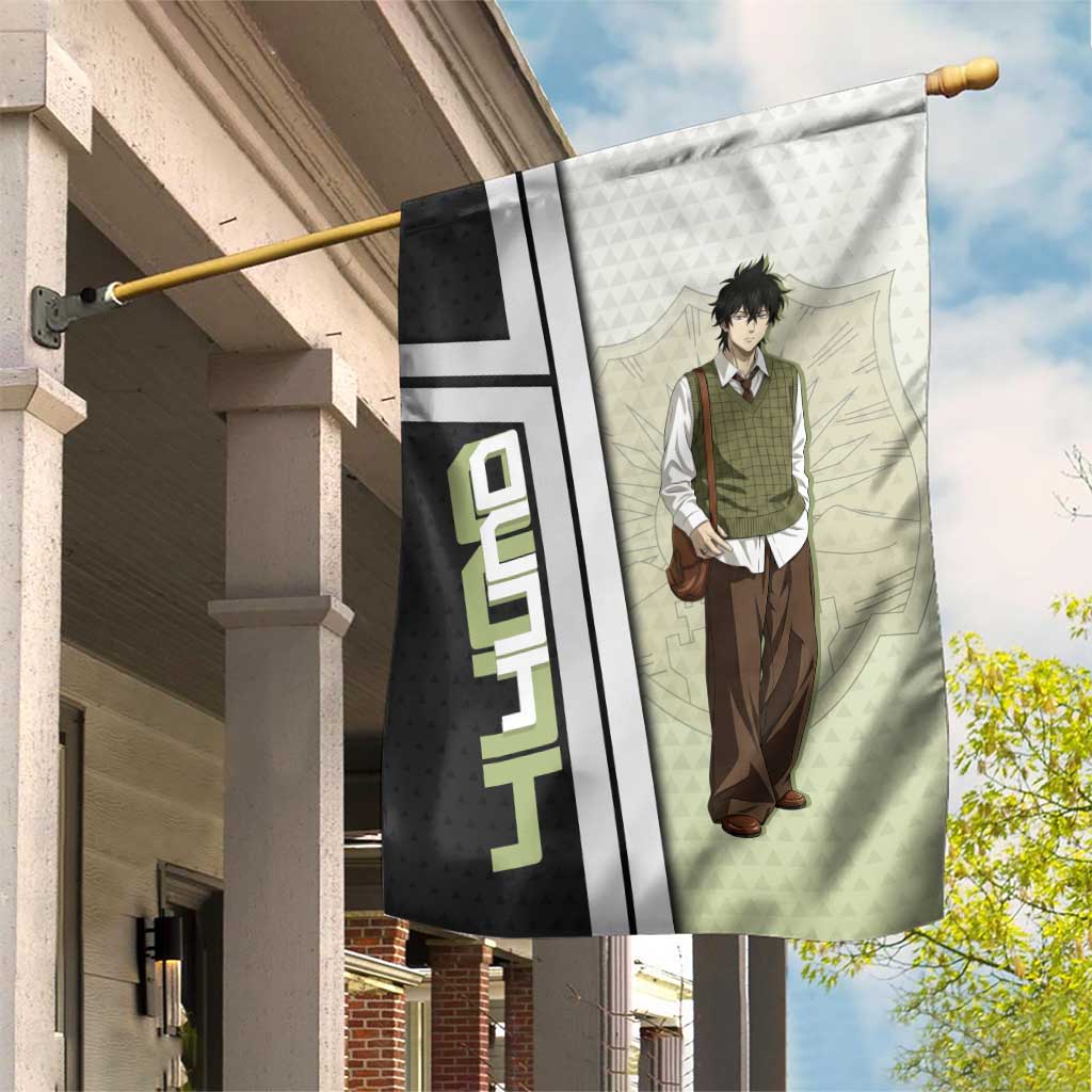 Black Clover Yuno Garden Flag Vintage Scholar Anime Style