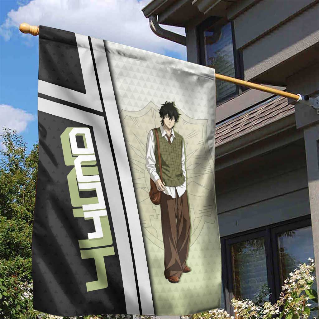 Black Clover Yuno Garden Flag Vintage Scholar Anime Style
