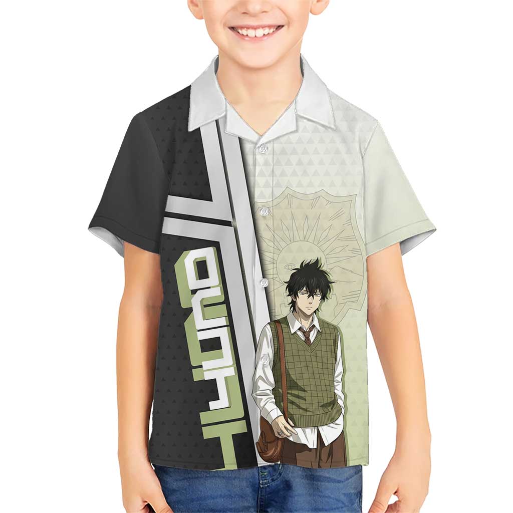 Black Clover Yuno Hawaiian Shirt Vintage Scholar Anime Style