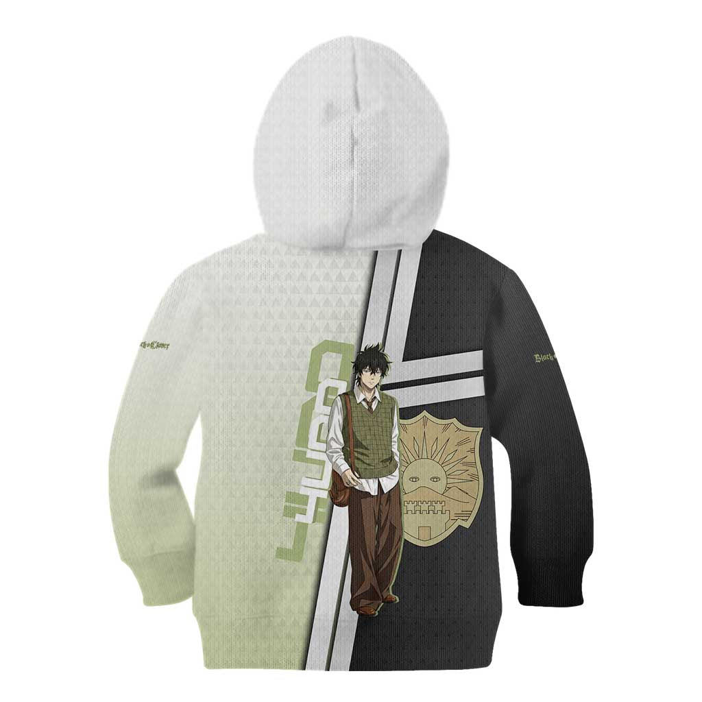 Black Clover Yuno Kid Hoodie Vintage Scholar Anime Style