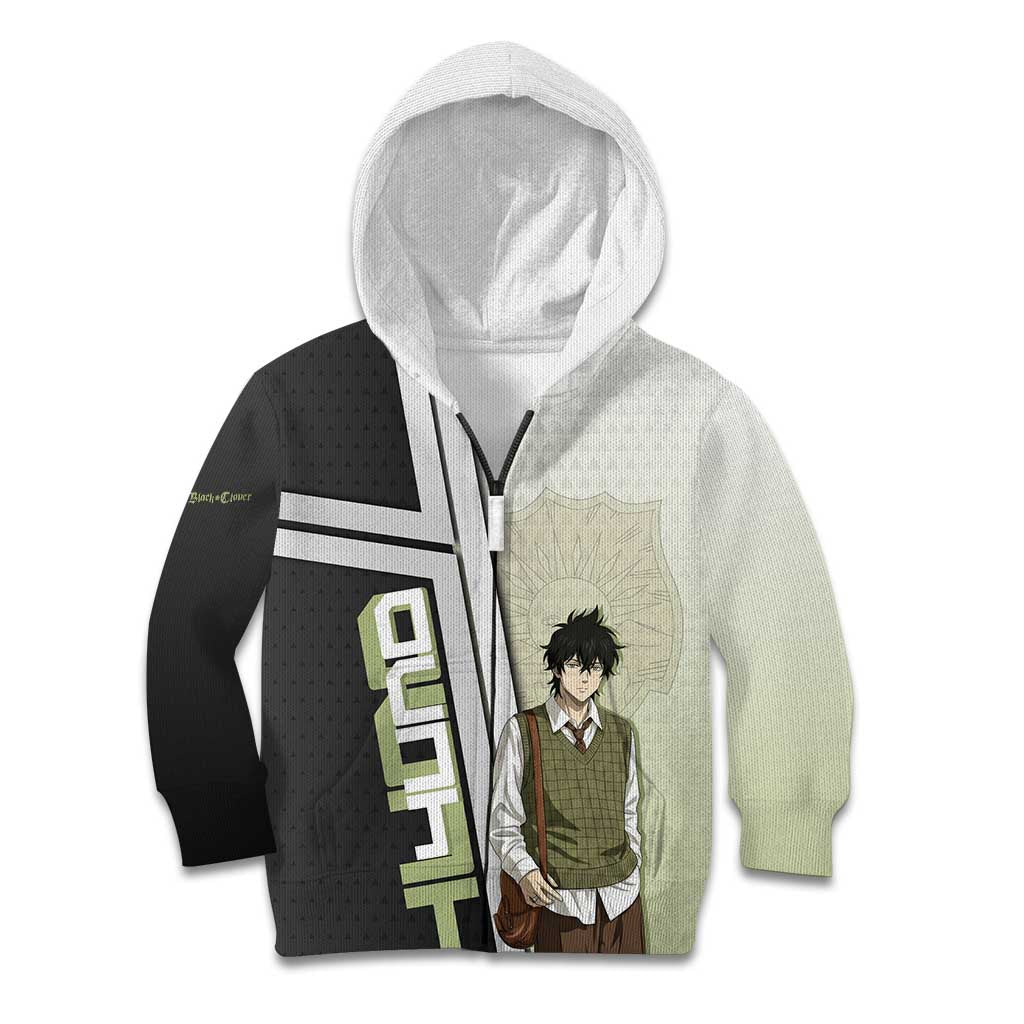 Black Clover Yuno Kid Hoodie Vintage Scholar Anime Style