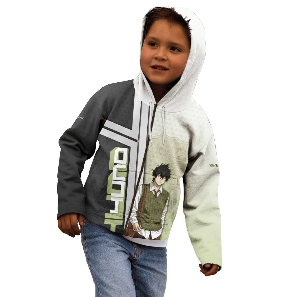 Black Clover Yuno Kid Hoodie Vintage Scholar Anime Style