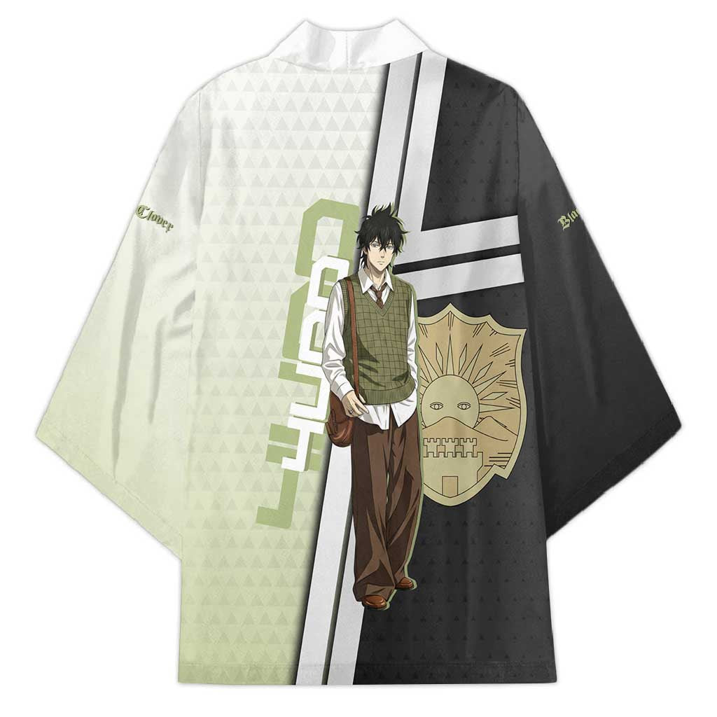 Black Clover Yuno Kimono Vintage Scholar Anime Style