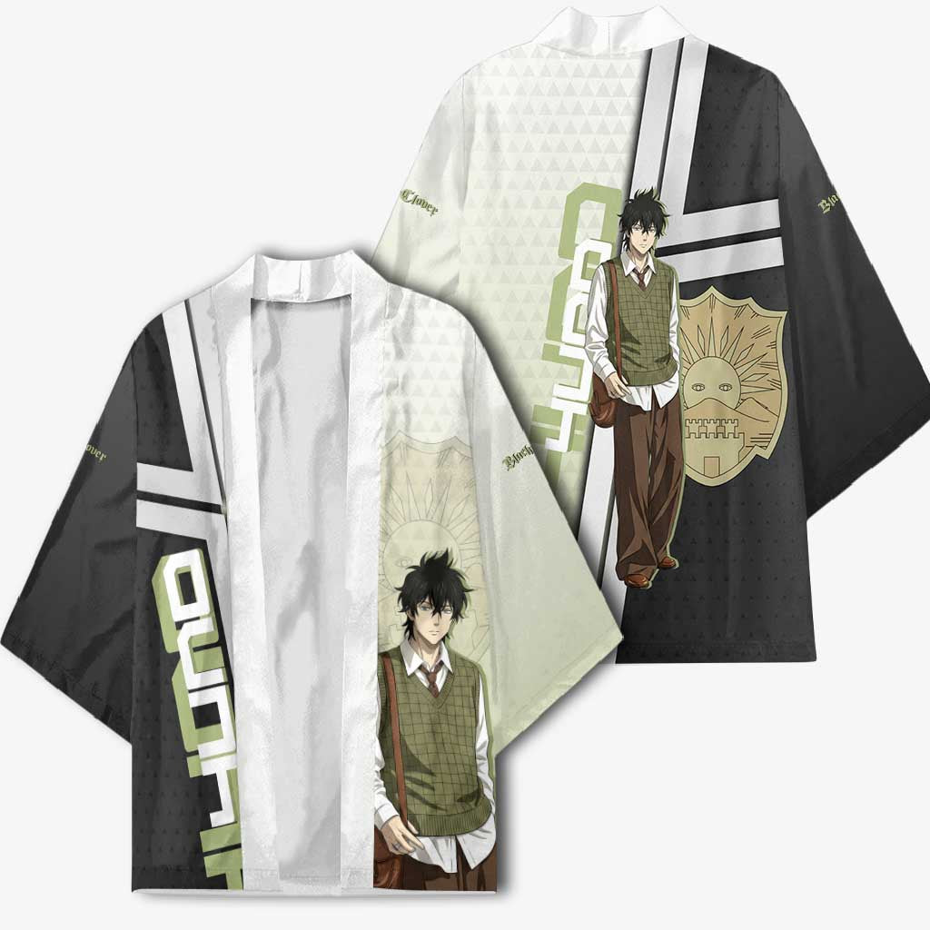 Black Clover Yuno Kimono Vintage Scholar Anime Style