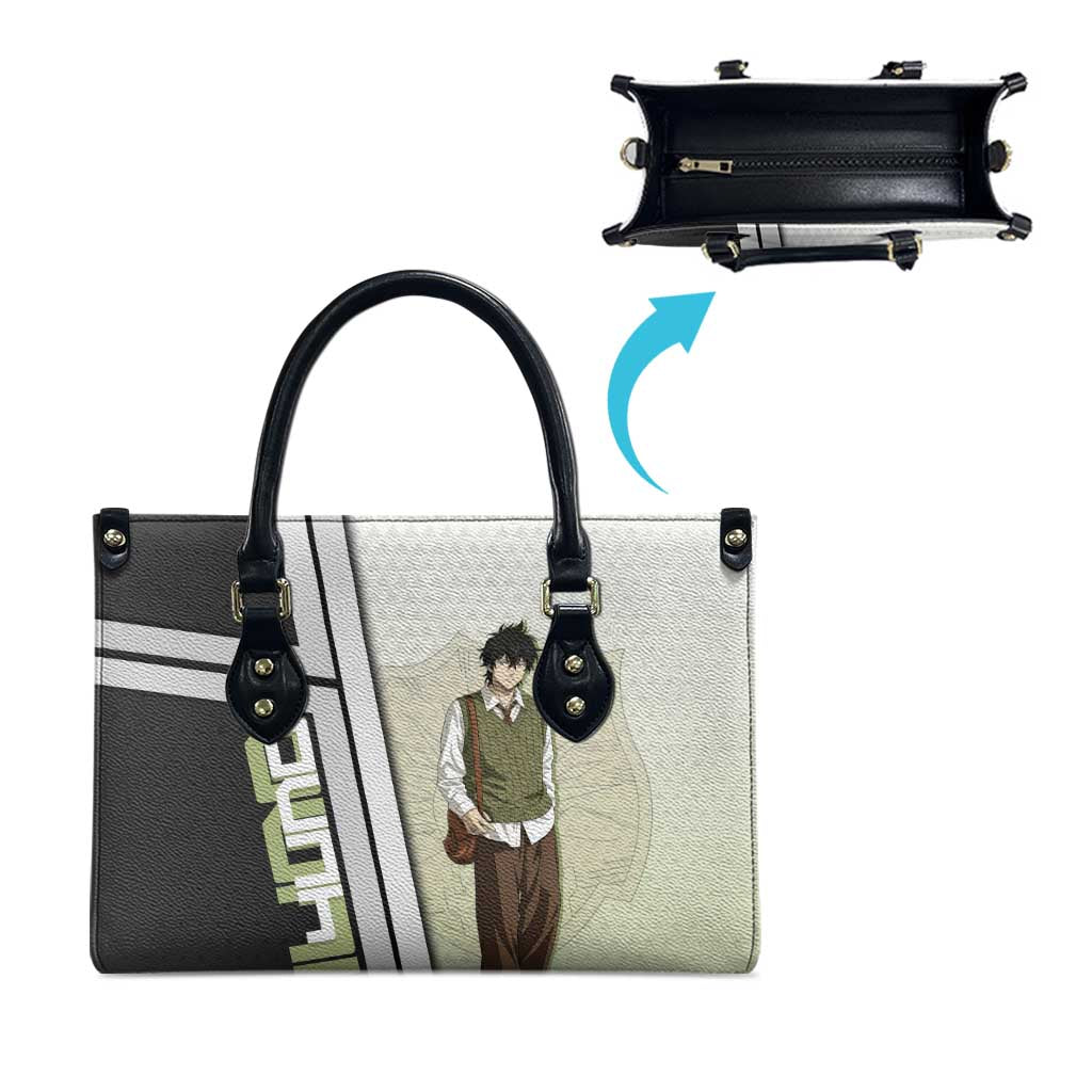 Black Clover Yuno Leather Bag Vintage Scholar Anime Style