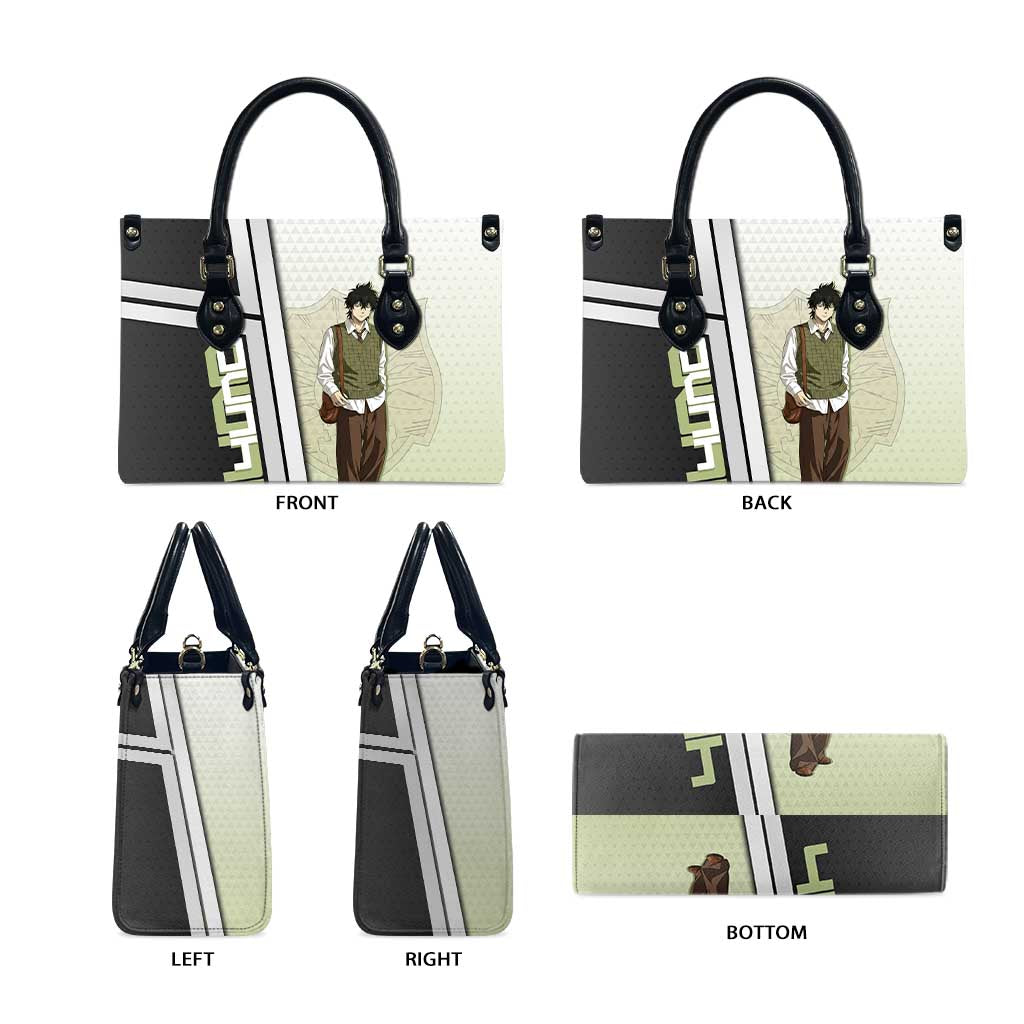 Black Clover Yuno Leather Bag Vintage Scholar Anime Style