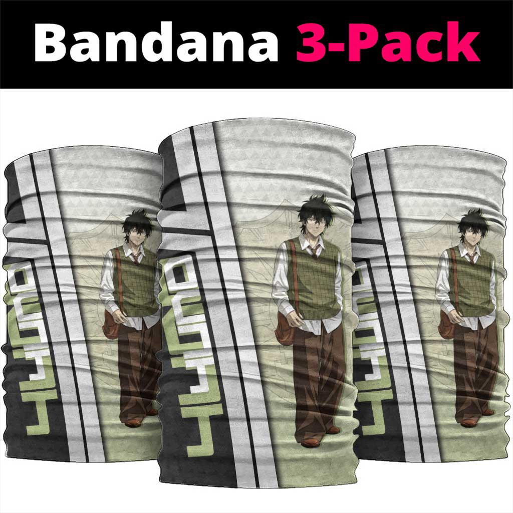 Black Clover Yuno Neck Gaiter Vintage Scholar Anime Style