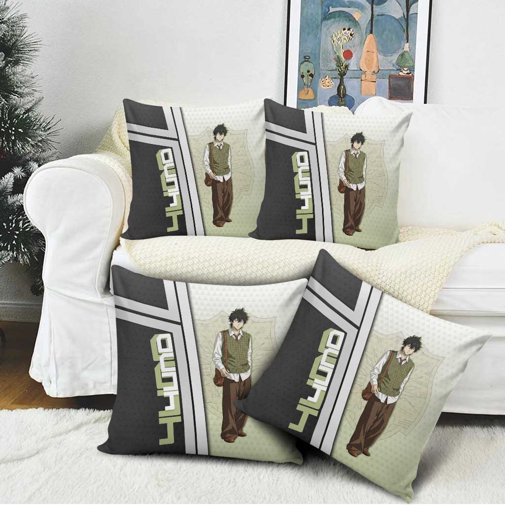Black Clover Yuno Pillow Cover Vintage Scholar Anime Style