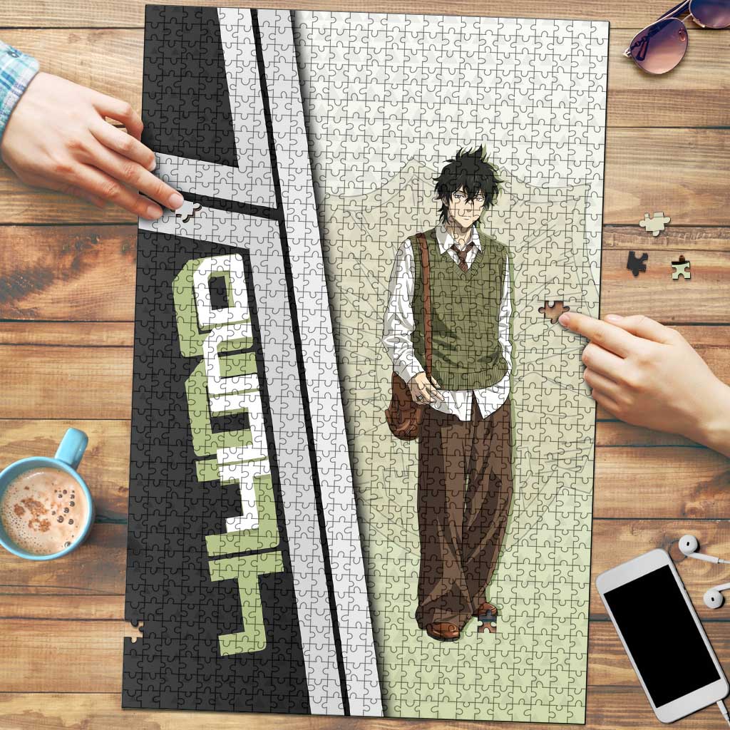 Black Clover Yuno Puzzle Vintage Scholar Anime Style