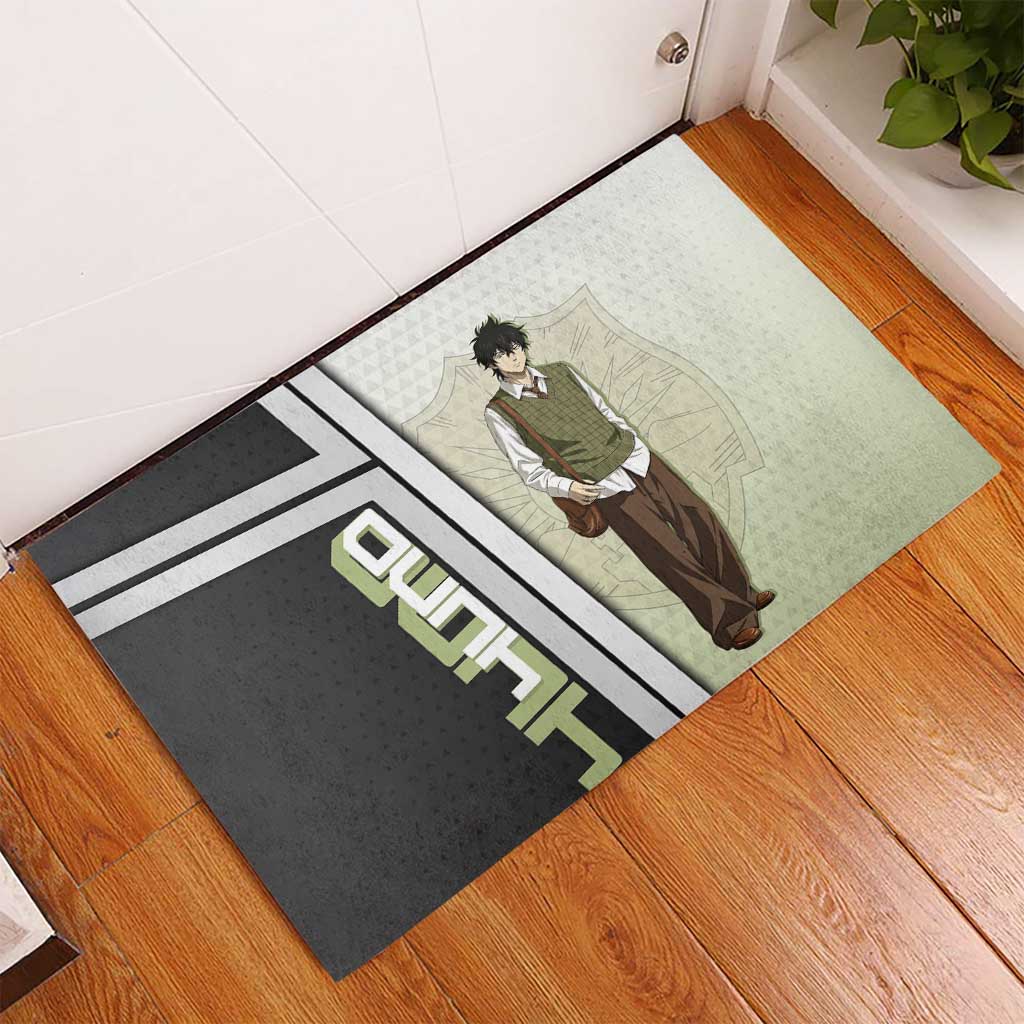 Black Clover Yuno Rubber Doormat Vintage Scholar Anime Style