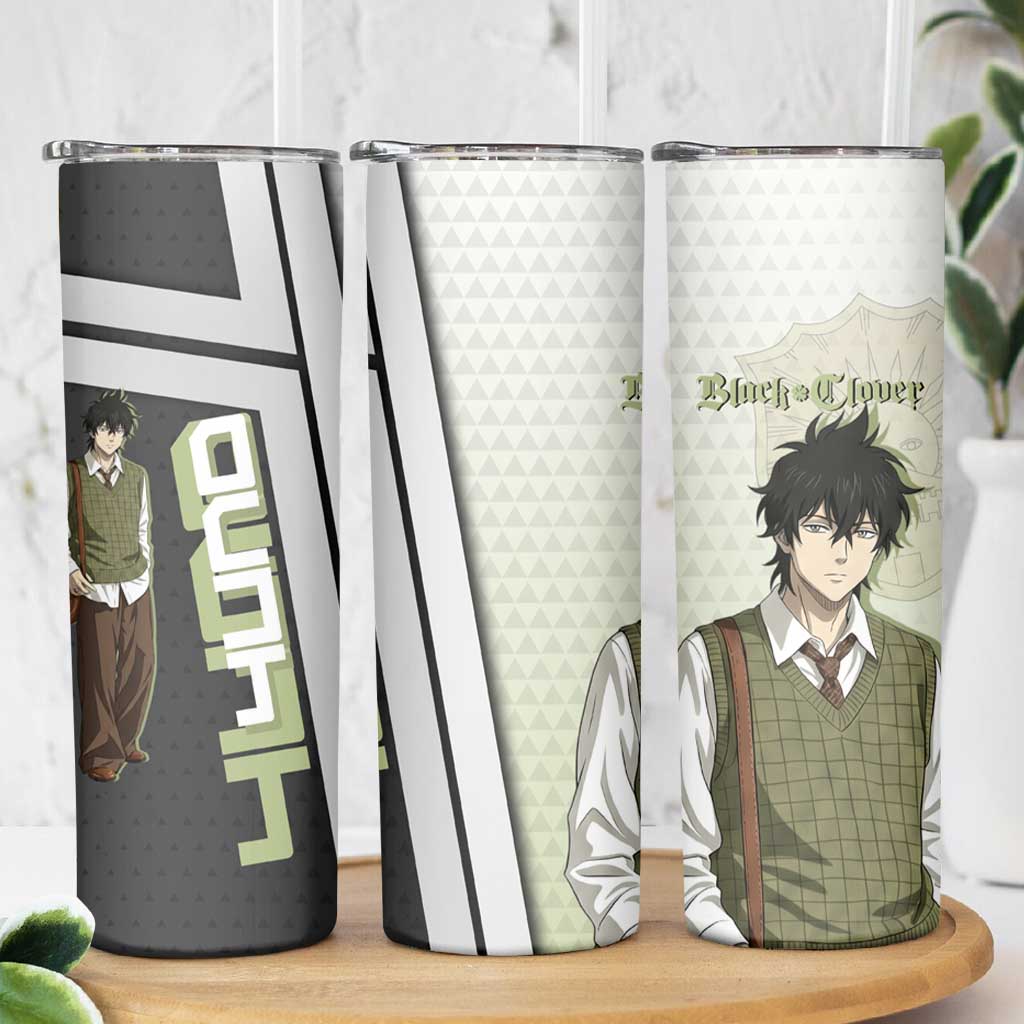 Black Clover Yuno Skinny Tumbler Vintage Scholar Anime Style