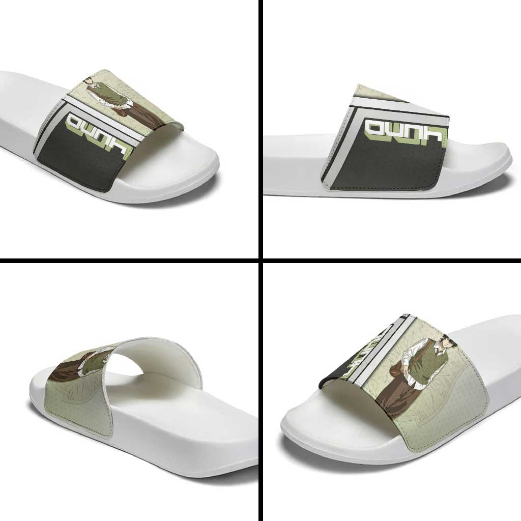 Black Clover Yuno Slide Sandals Vintage Scholar Anime Style
