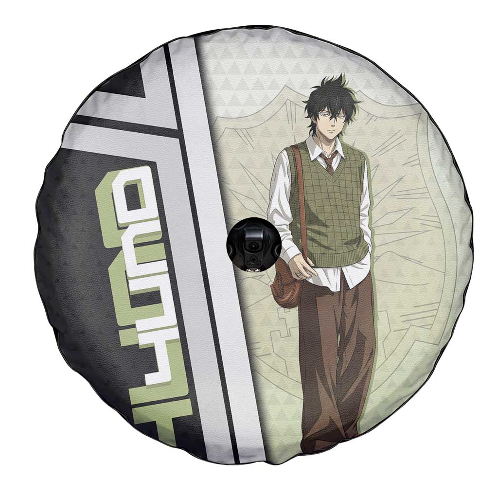 Black Clover Yuno Spare Tire Cover Vintage Scholar Anime Style