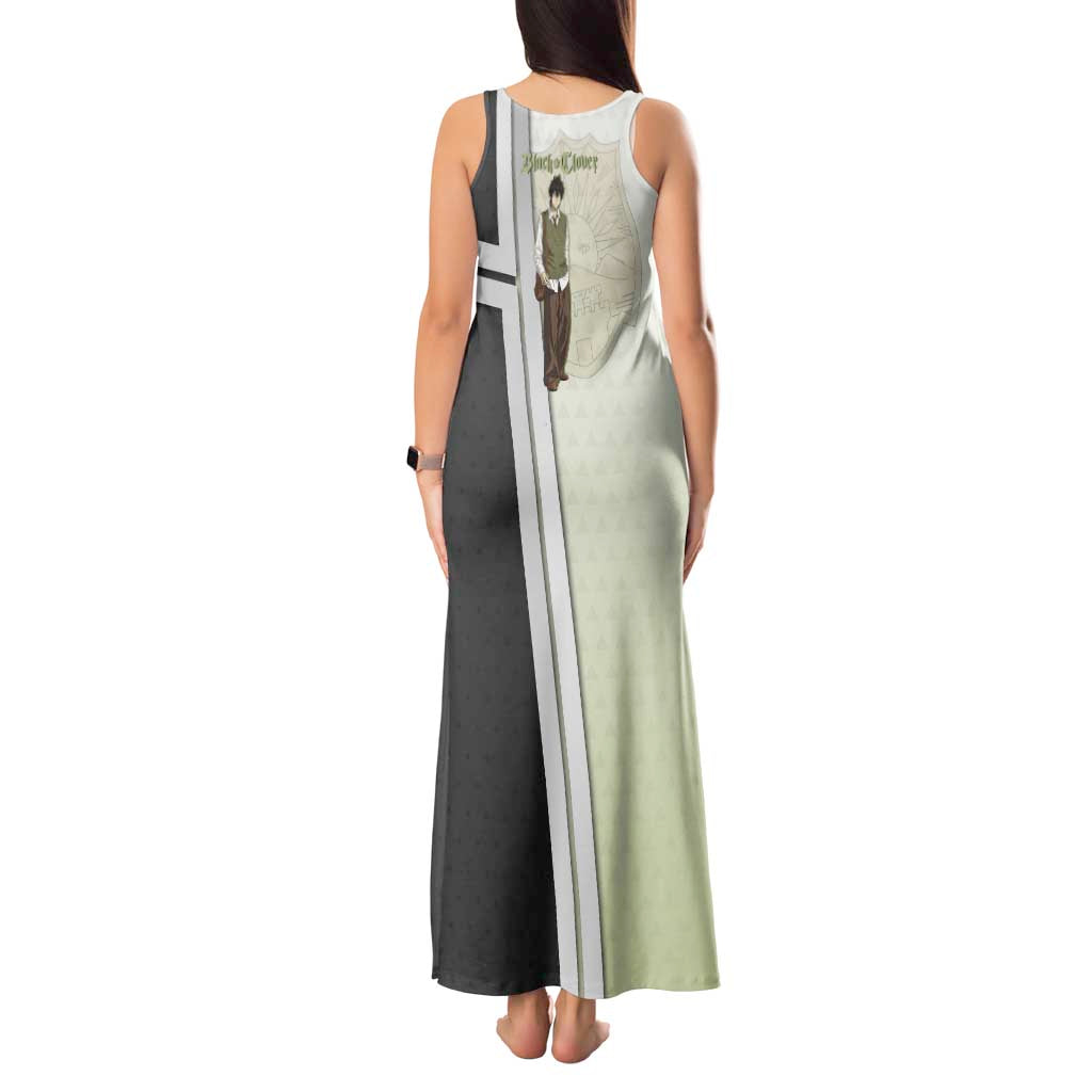 Black Clover Yuno Tank Maxi Dress Vintage Scholar Anime Style