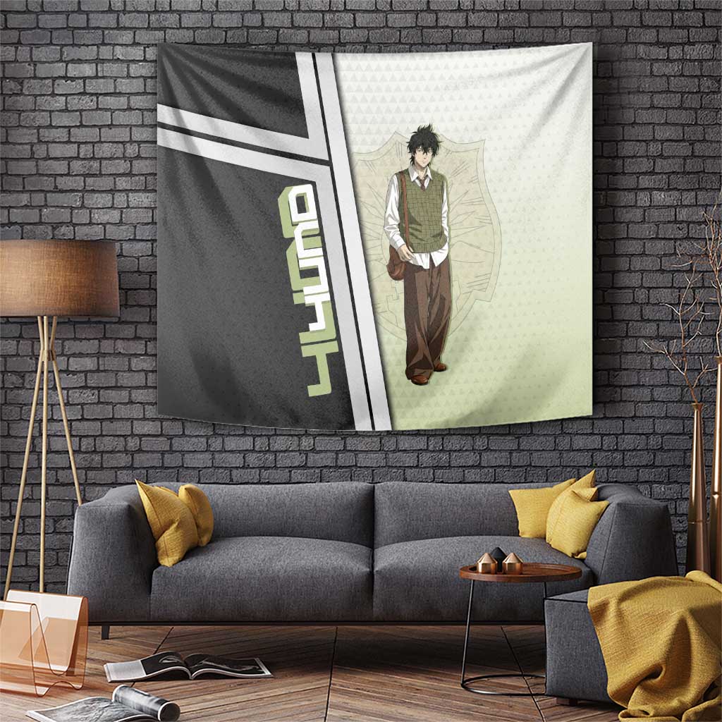 Black Clover Yuno Tapestry Vintage Scholar Anime Style