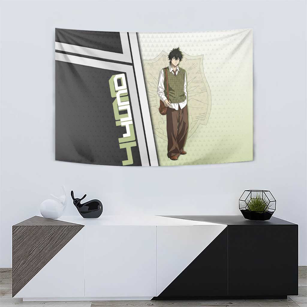 Black Clover Yuno Tapestry Vintage Scholar Anime Style