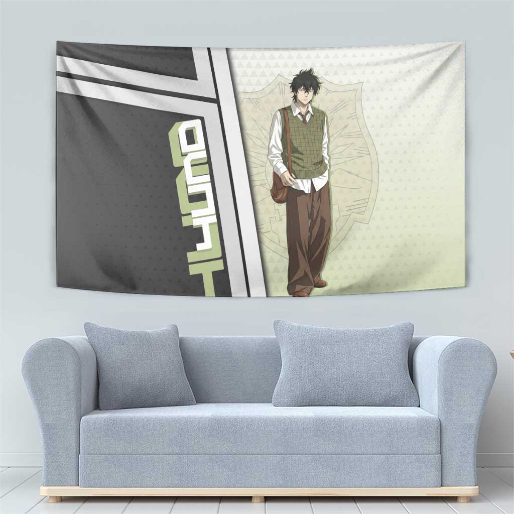 Black Clover Yuno Tapestry Vintage Scholar Anime Style