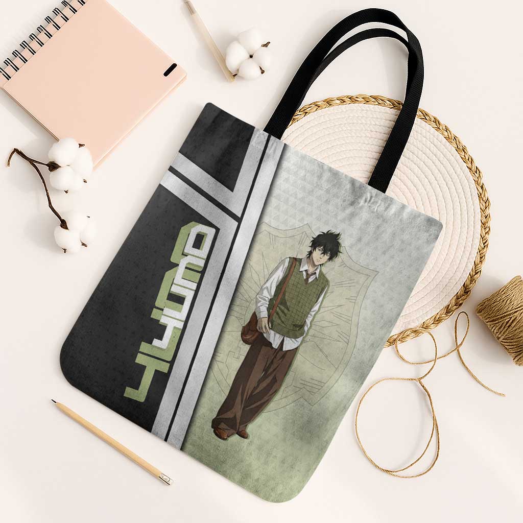 Black Clover Yuno Tote Bag Vintage Scholar Anime Style