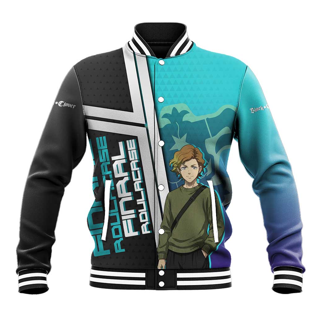Black Clover Finral Roulacase Baseball Jacket Anime Illustration Style