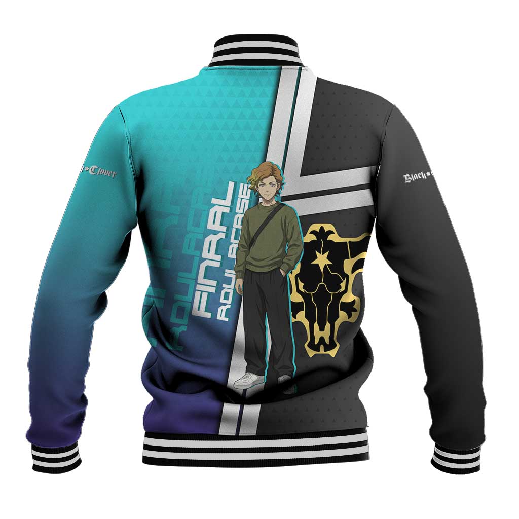 Black Clover Finral Roulacase Baseball Jacket Anime Illustration Style