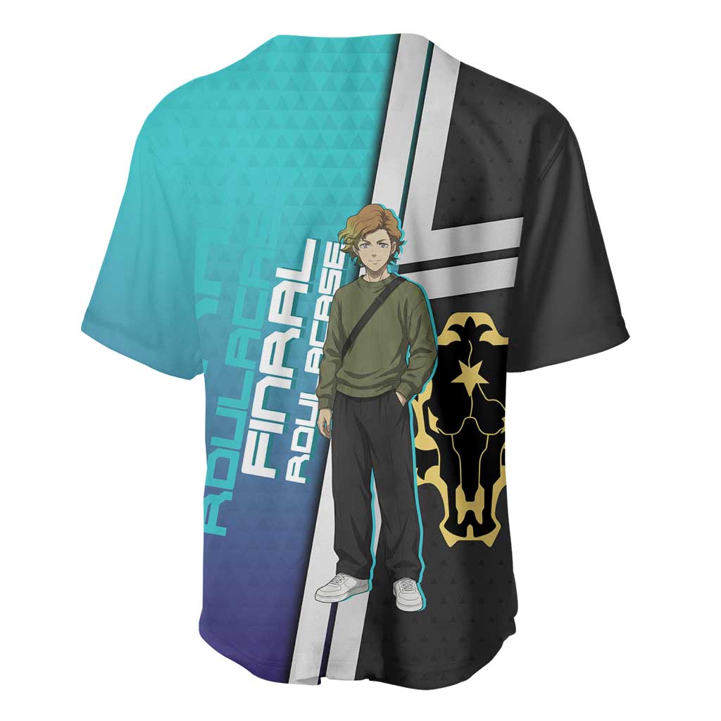 Black Clover Finral Roulacase Baseball Jersey Anime Illustration Style
