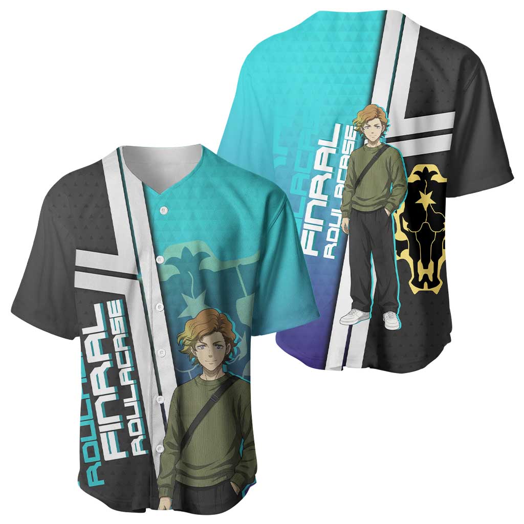 Black Clover Finral Roulacase Baseball Jersey Anime Illustration Style