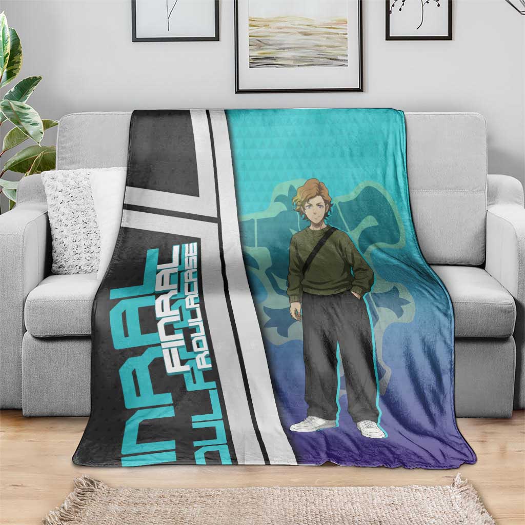 Black Clover Finral Roulacase Blanket Anime Illustration Style