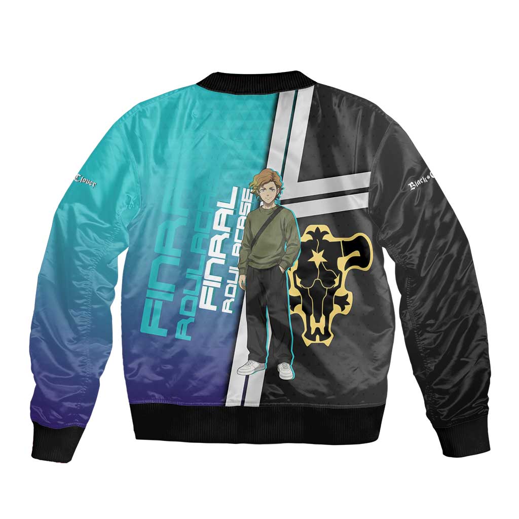 Black Clover Finral Roulacase Bomber Jacket Anime Illustration Style