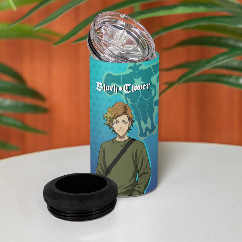 Black Clover Finral Roulacase 4 in 1 Can Cooler Tumbler Anime Illustration Style