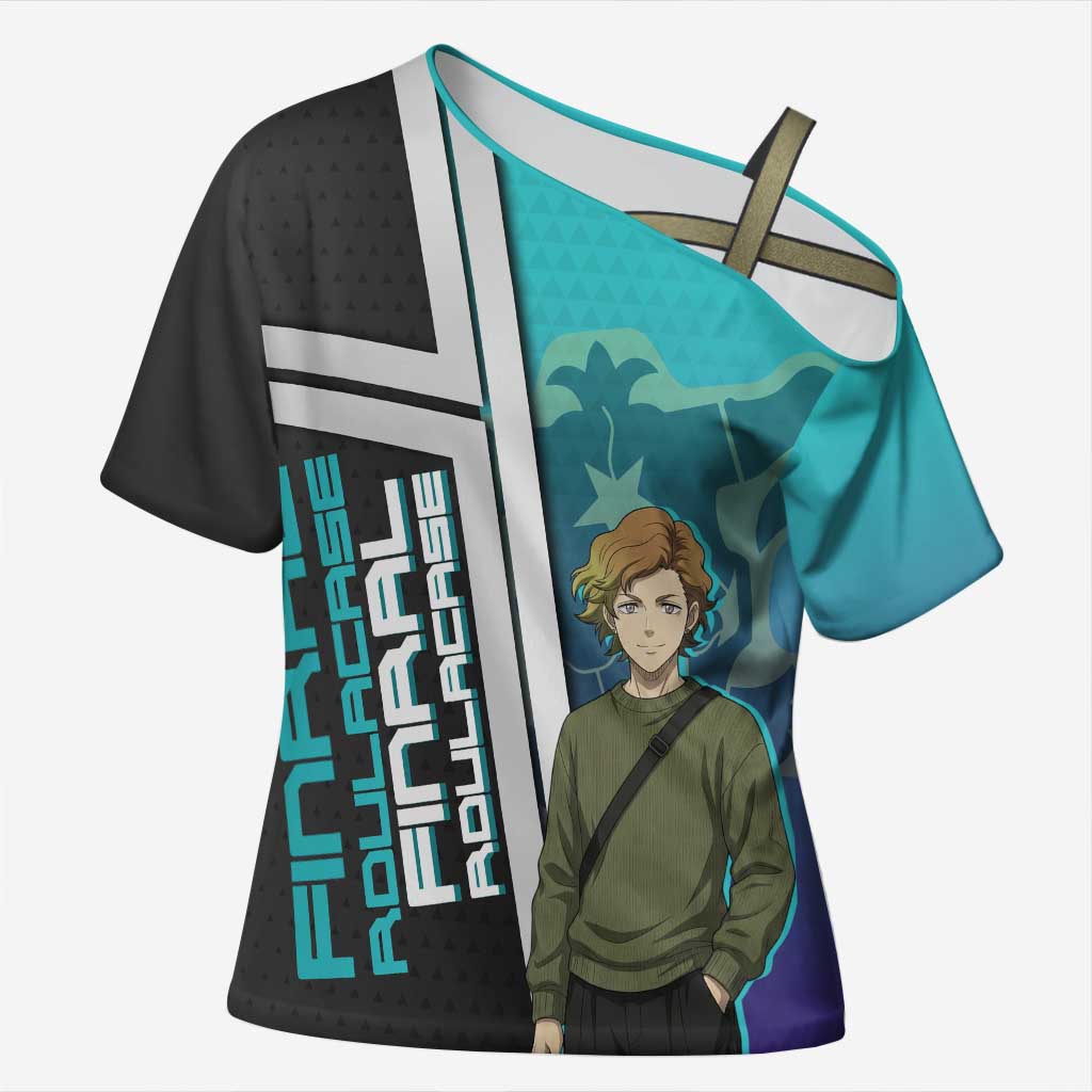 Black Clover Finral Roulacase Cross Shoulder Shirt Anime Illustration Style