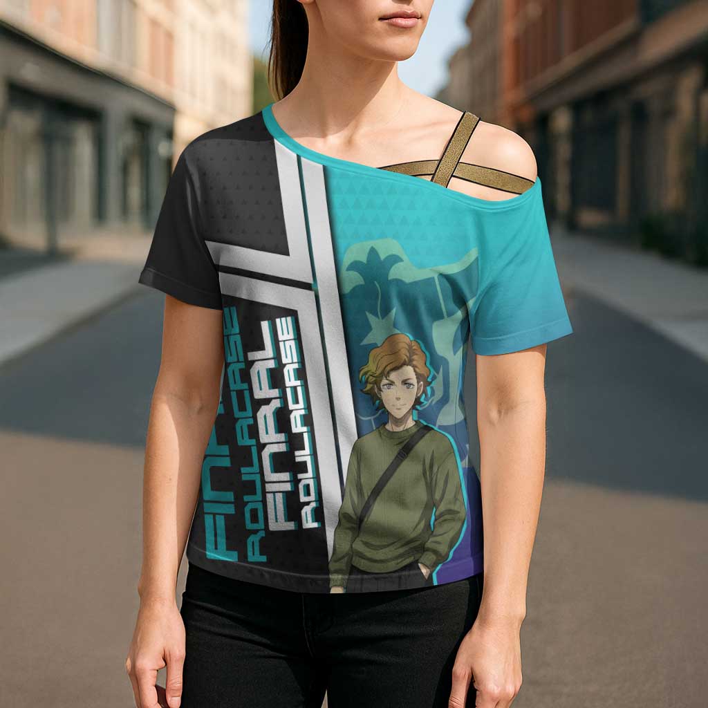Black Clover Finral Roulacase Cross Shoulder Shirt Anime Illustration Style