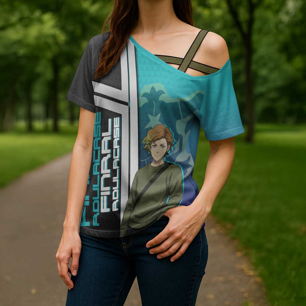 Black Clover Finral Roulacase Cross Shoulder Shirt Anime Illustration Style