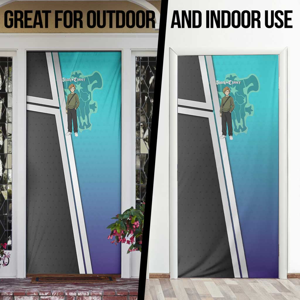 Black Clover Finral Roulacase Door Cover Anime Illustration Style