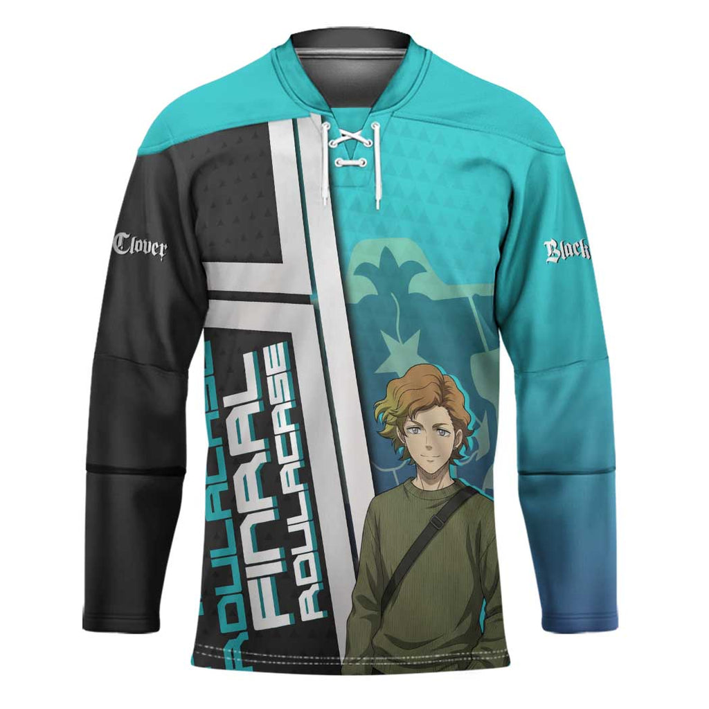 Black Clover Finral Roulacase Hockey Jersey Anime Illustration Style