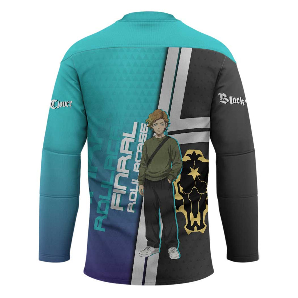 Black Clover Finral Roulacase Hockey Jersey Anime Illustration Style