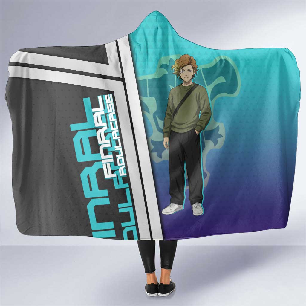 Black Clover Finral Roulacase Hooded Blanket Anime Illustration Style