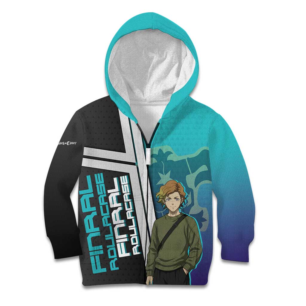 Black Clover Finral Roulacase Kid Hoodie Anime Illustration Style