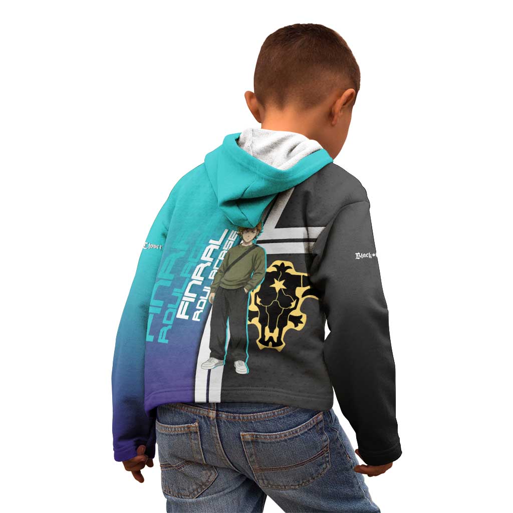 Black Clover Finral Roulacase Kid Hoodie Anime Illustration Style