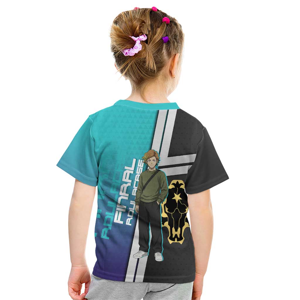 Black Clover Finral Roulacase Kid T Shirt Anime Illustration Style